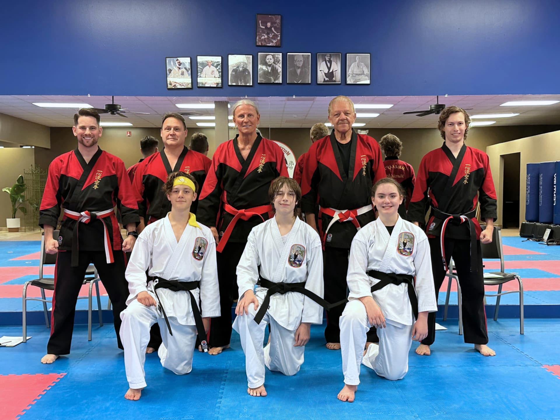 Murray's Martial Arts instructors teaching youth students